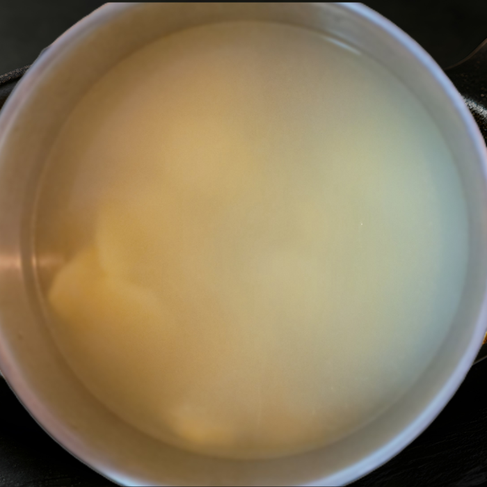 Sopa caldo por encima